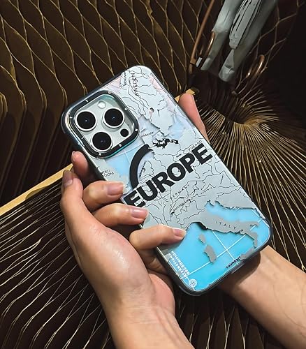 Image of Universal Color-Changing Case for iPhone 15 Pro Compatible with Wireless Charging | Heat-Activated Dynamic Color Back | Slim Shockproof Design | Europe Edition