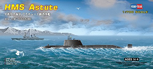 HMS Astute Hobbyboss 87022 kit 1:700 facile à assembler sans défaut