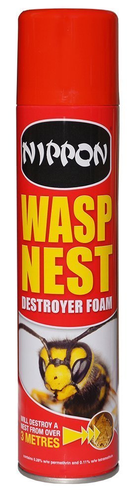 2x Nippon 300ml Nippon Wasp Nest Destroyer Foam