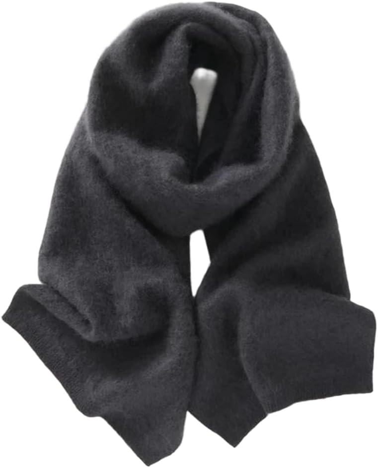 Women's Soft Knit Scarf Cozy Neck Wrap Accessory For Couple Daily Cold Weather Outfits