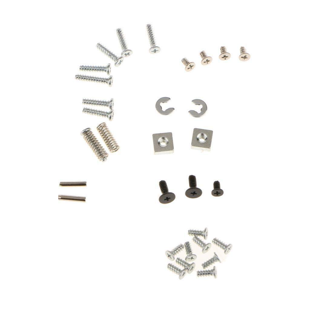 UBERSWEET® Full Screw Set L/R Spring Metal Pillar Replacement for Nintendo 3DS XL LL-image-23