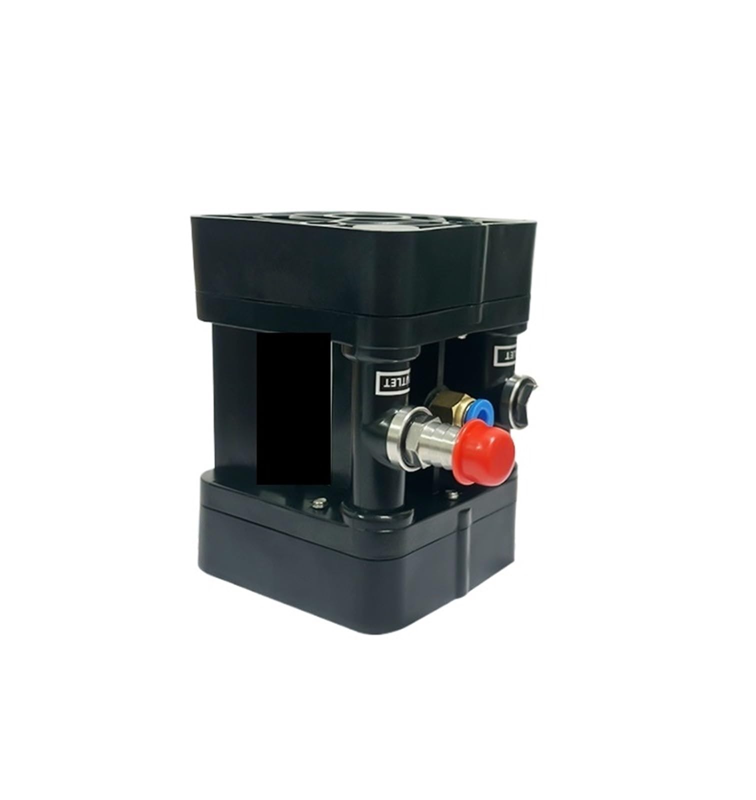 Zxzzas One Color Diaphragm Pump, Pneumatic Diaphragm Pump Udp2ts Corrosion-Resistant And Acid Alkali Resistant Pp Plastic Mini Pneumatic Conveying Pump