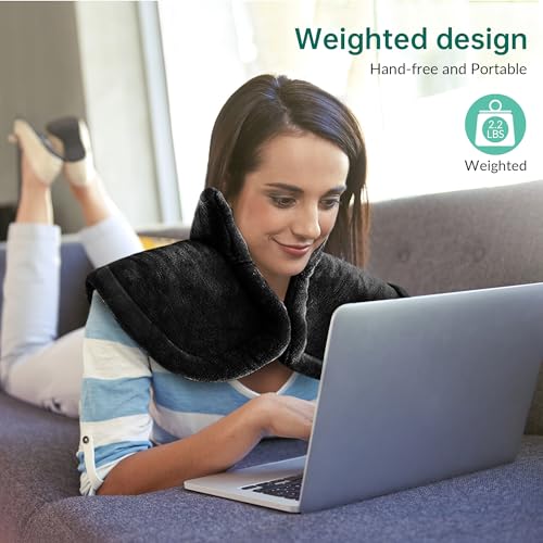 Snailaxheatingpadforbackpainrelieffsahsaeligiblelargeheatingpadforneckshouldersbackneckwarmerweightedwearablebackheatedpadautoshutoffgiftforwomenblack Urban Country Home Decor Snailax heating pad for back pain relief fsa hsa eligible large heating pad for neck shoulders back neck warmer weighted wearable back heated pad auto shut off gift for women black urban country home decor