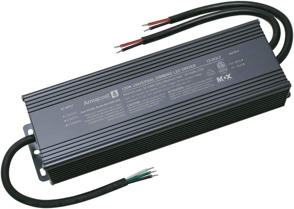 Image of Armacost Lighting Universal Dimmable 12V DC LED Driver TRIAC 841200, 120 Watt (Pack of 10)