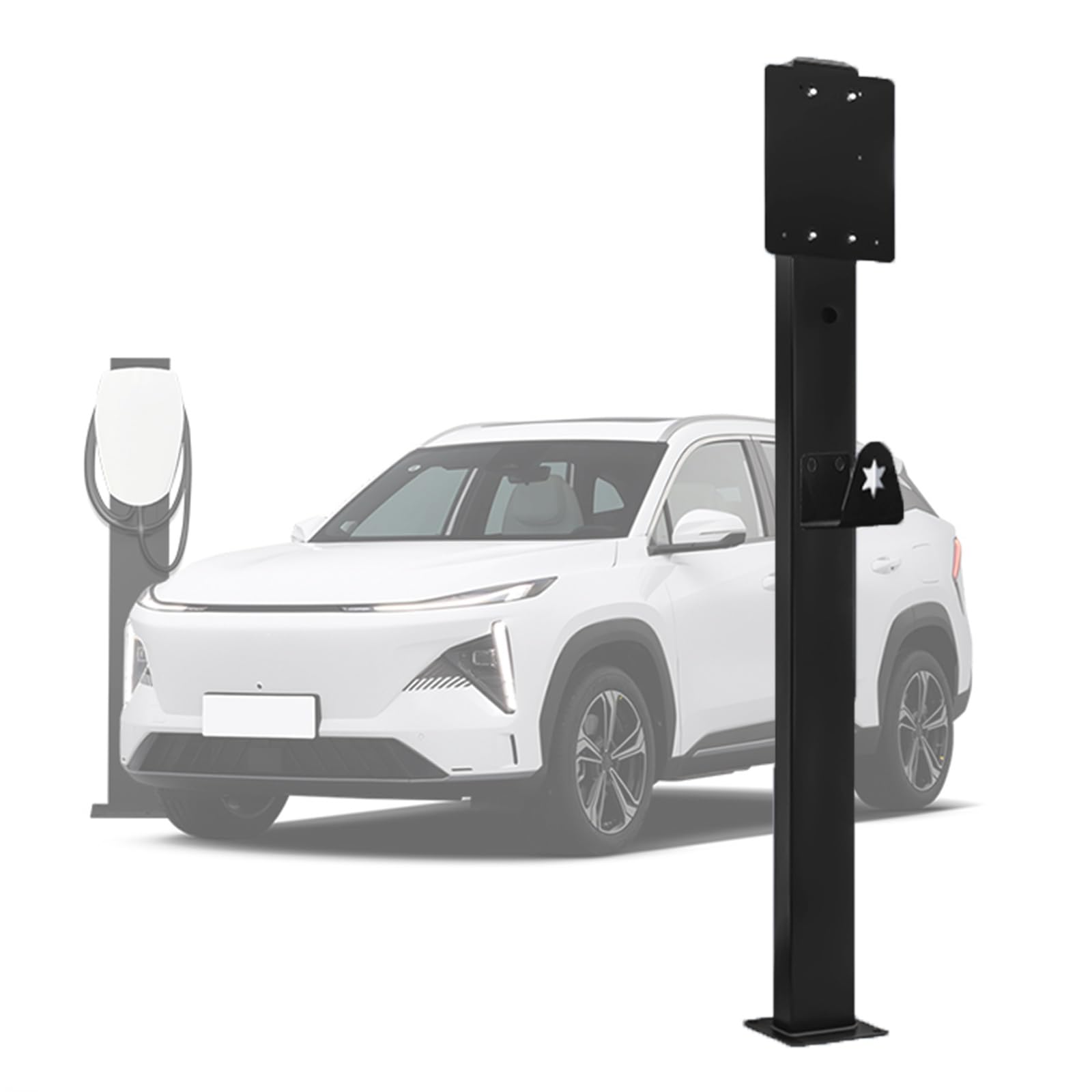 Boîtier de recharge extérieur réglable et borne de recharge rapide véhicules énergies nouvelles