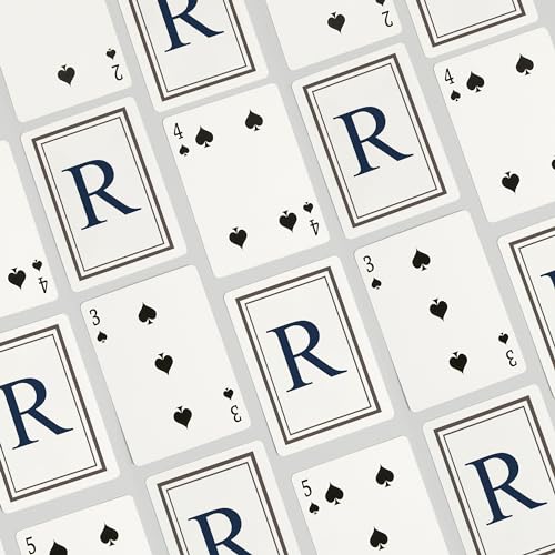 Baraja de Poker Lantern Press Monogram R 52 Cartas miniatura 4