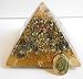 Large Pyramid Prosperity 24K Gold Crystal Orgone Energy Generator 7.83Hz/432Hz/528Hz/Advance Harmonics (2