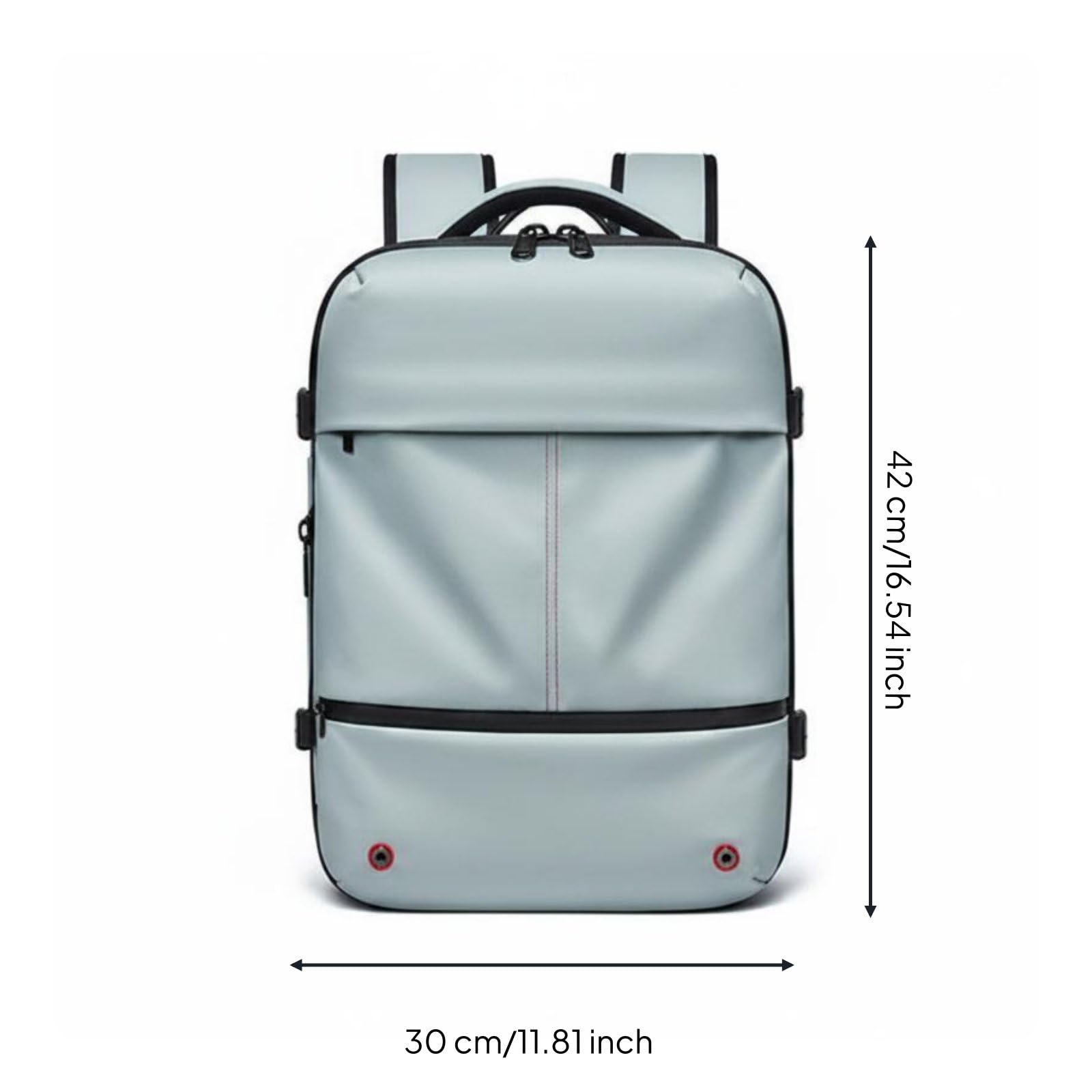 Zaino da Viaggio Donna Zaino Borsa Valigia Trolley con Volume Regolabile Tasca Notebook 40cm Spallacci Sagomati Collego, color to 1, color to 1, 16 Pollici