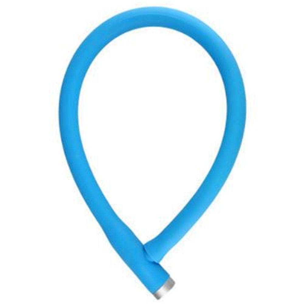 Chiusure di bicicletta, catene. Antifurto Accessori for ciclismo Antifurto for cavo Lucchetto for bicicletta portatile for esterno in lega di zinco antigraffio -nero (Colore : Blu) (Size : Blue)