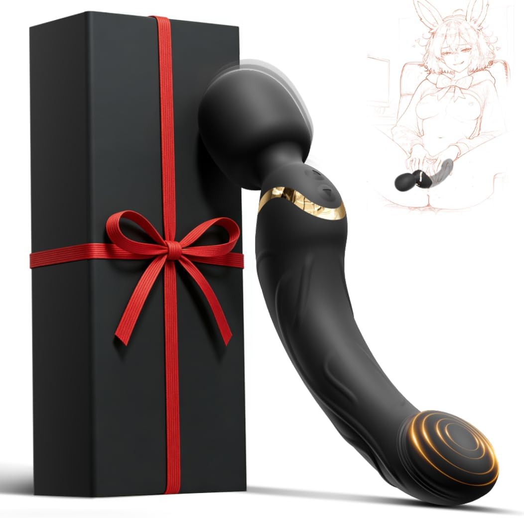 Sex Toys Vibrators Wand Dildos - Adult Toys for Women Clit G Spot Anus Stimulation, Rechargeable Waterproof Quiet Massager with 9 Powerful Vibrations, Female Womens Couples Adult Sex Toys Vibrators