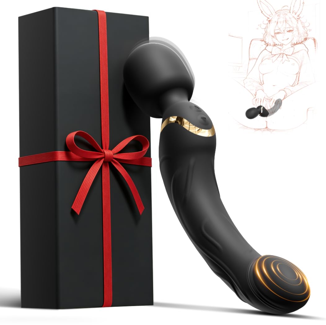 Sex Toys Vibrators Wand Dildos - Adult Toys for Women Clit G Spot Anus Stimulation, Rechargeable Waterproof Quiet Massager with 9 Powerful Vibrations, Female Womens Couples Adult Sex Toys Vibrators