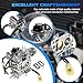 2 Barrel 22R Carburetor Carb for 1981-1995 Pickup & 1981-1984 Celica & 1981 Corona & 1984 4Runner, 2.2L 2.4L 3.0L, Replaces# 21100-35520 (with Round Plug Connector)