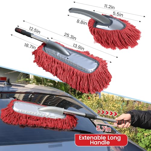 IPELY 2 Pack Large Car Duster