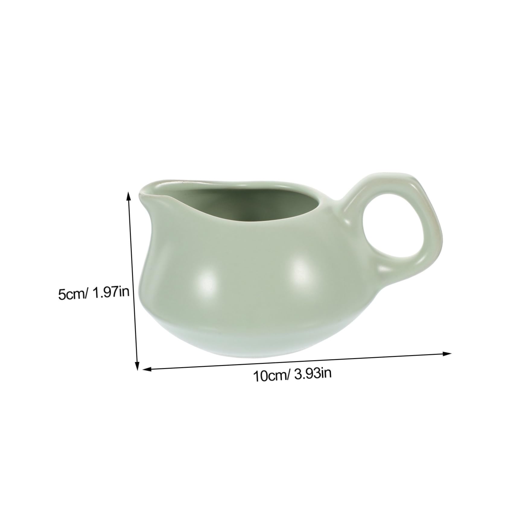 Veemoon Versatile Sauce Pitcher Ceramic Milk Jug Sauce Jug for Gravy Serving Condiment Bowl Tea Pot