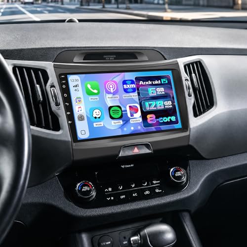 [8Core 6+128GB] Android Car Radio for Kia Sportage 2010-2016 with 5Ghz WiFi