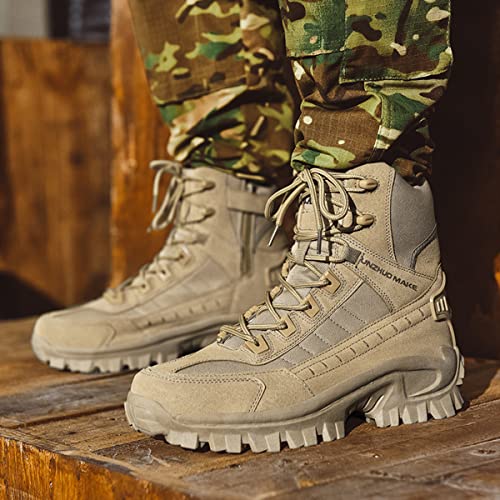 Mannen Militaire Laarzen Combat Training Tactische Laarzen Wandelen Slijtvast Bergbeklimmen Camping Outdoor Schoenen - Image 8