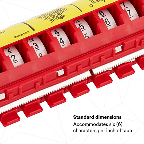 Image of 3M ScotchCode Wire Marker Tape Dispenser STD, Empty | Compact Design for Easy Handling, Refillable Compartments for SDR Tape, Electrical