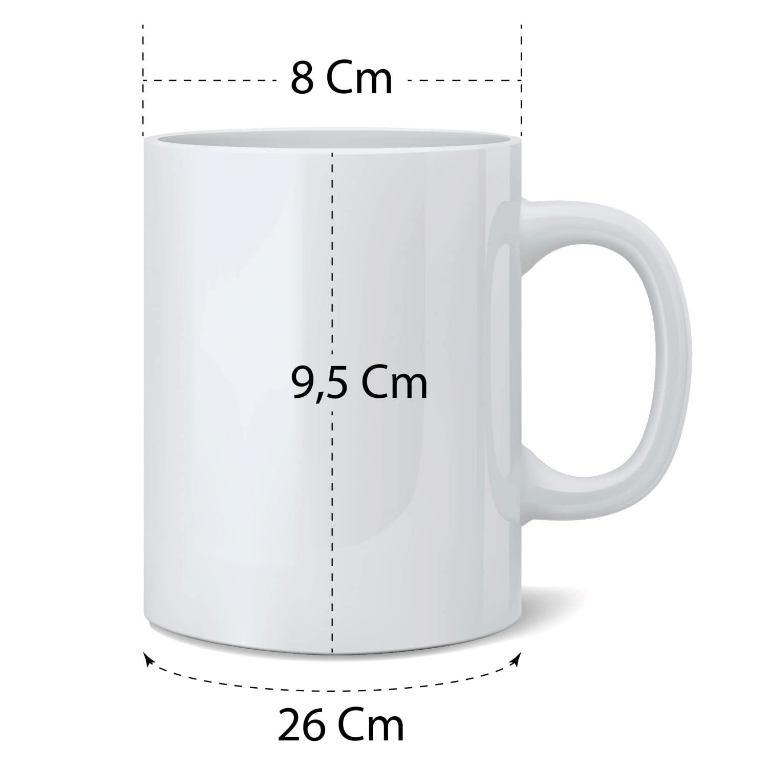 VENEZIANO Gruppo tazza in ceramica personalizzata - Made in Italy