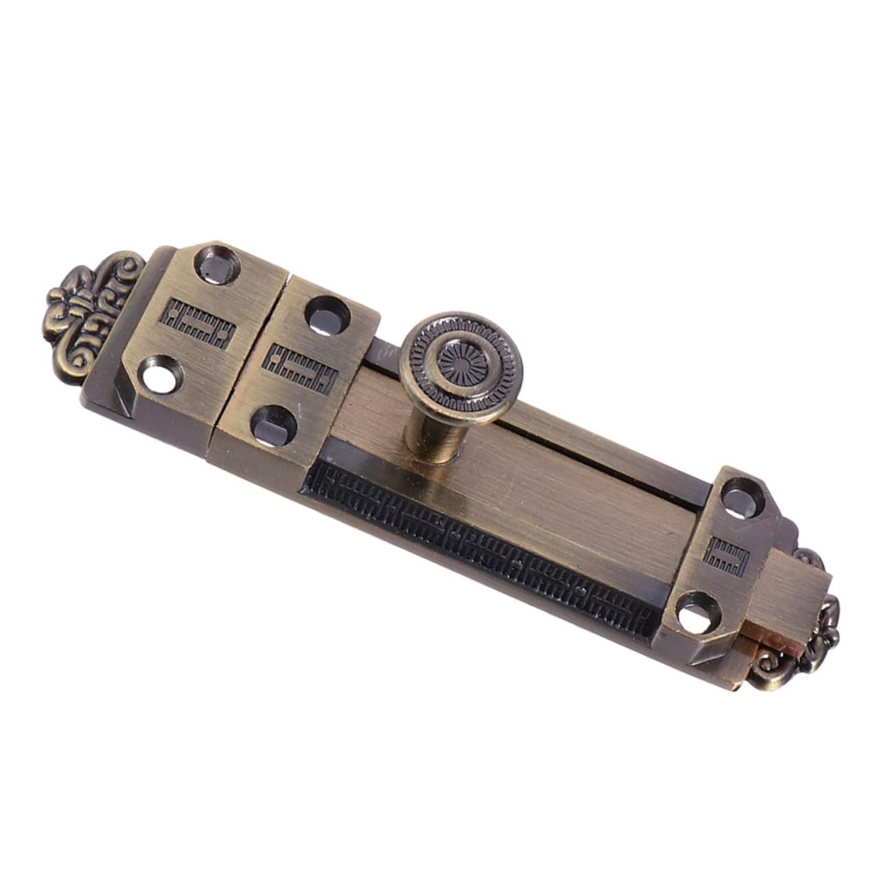 Vintage Door Flush Bolt Lock Sliding Door Lock with Level Bolt for Inside Doors Double Door Latches Construction for Bathrooms and Bedrooms Easy Installation