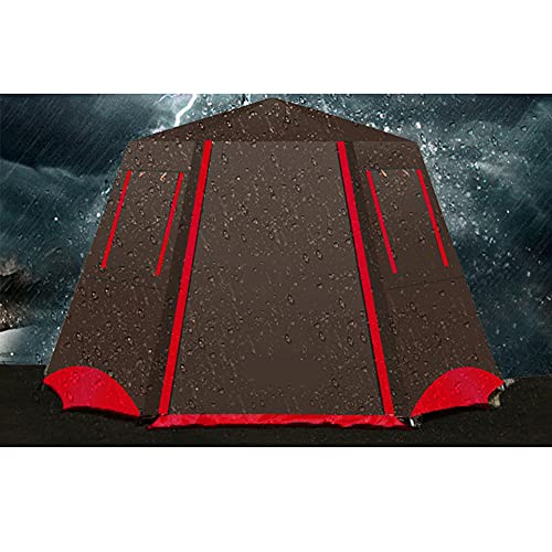 Carpa automática para 3-4 personas con porche y doble capa miniatura 3