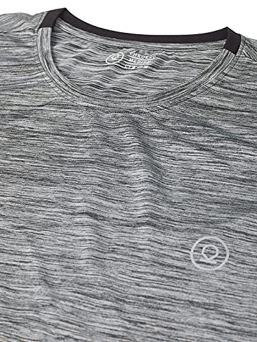 Image of CHKOKKO Men's Round Neck Full Sleeve Regular Fit Lightweight Quick Dry Activewear Gym T Shirt for Workout Training Running and Activities