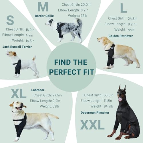 Image of Dog Elbow Protector Brace, Dog Leg Sleeves Anti-Licking for Hygroma