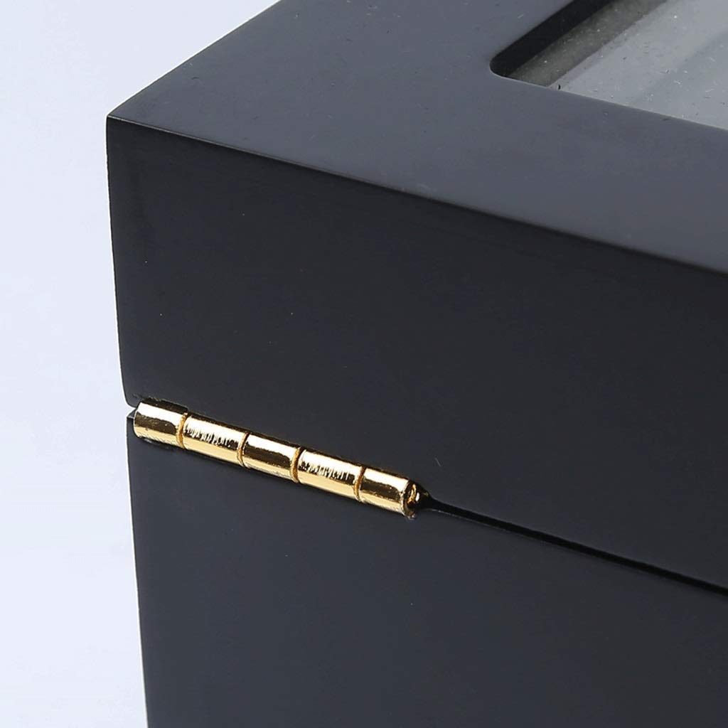 XBTGS Scatola per orologi in legno, regalo da uomo, per lavoro, gioielli e orologi