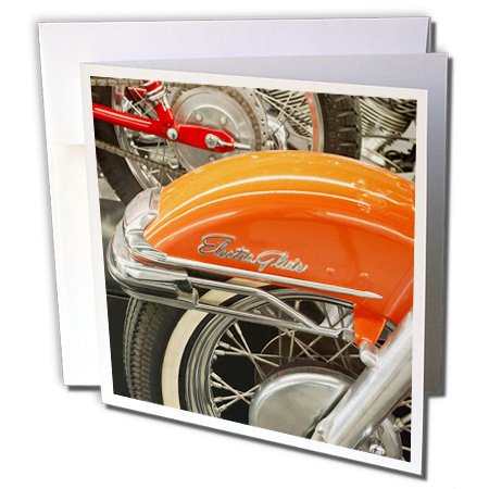 3dRose Wisconsin, Picturing Harley Davidson Museum motorcycle - Michael DeFreitas - Greeting Cards, 6 x 6 inches, set of 12 (gc_97173_2)
