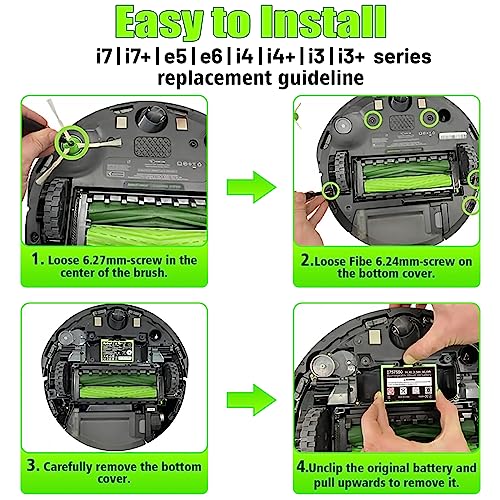 Compare 【UPGRADE】4.5Ah 14.4V Replace Battery for iRobot Roomba i7