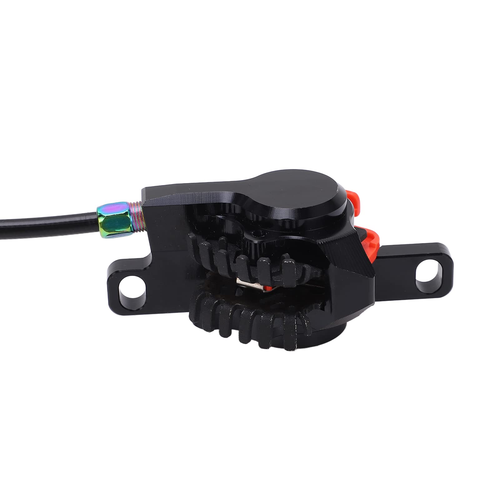 MEIJUN vélo arrière huile frein à disque 160mm Rotor étrier hydraulique frein à disque étriers (Noire)