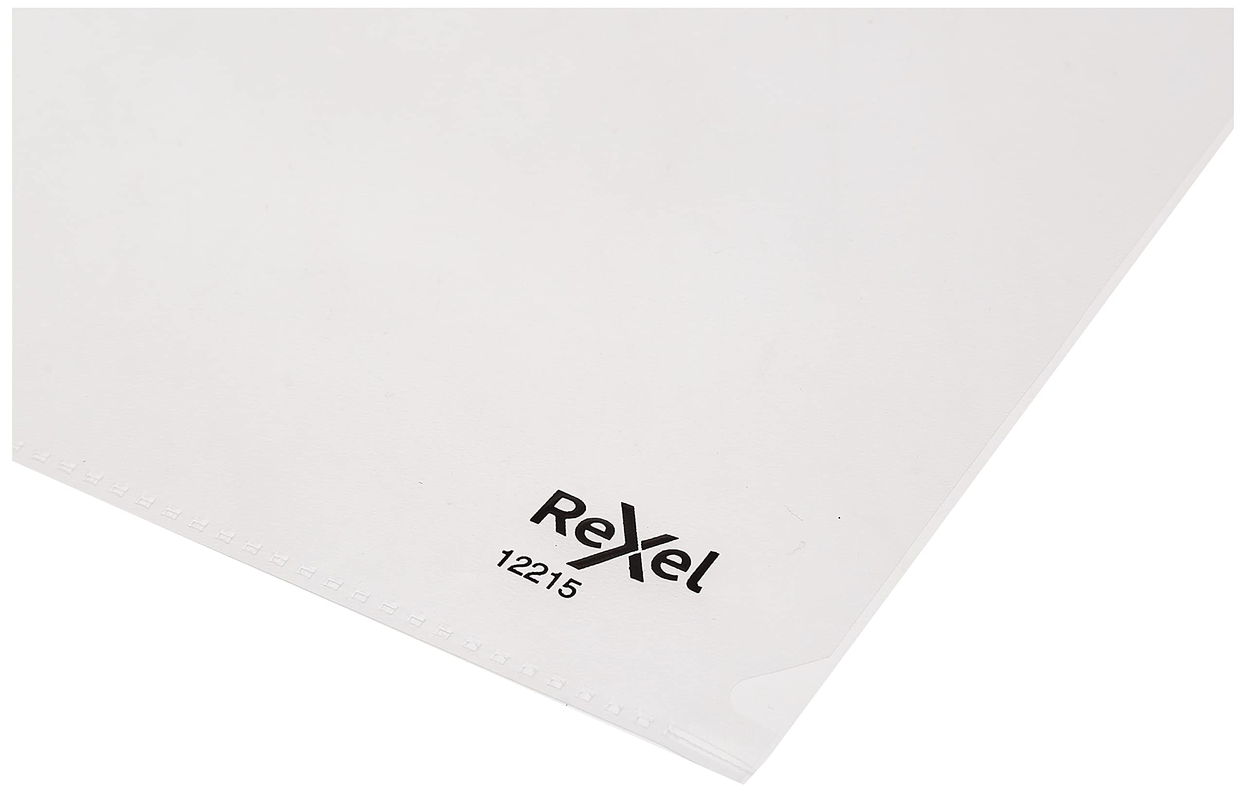 Rexel Sichthüllen (Polypropylen, kopiersicher, mit Prägung, Ober-/Unterblatt bündig, Format A4) 100 Stück transparent