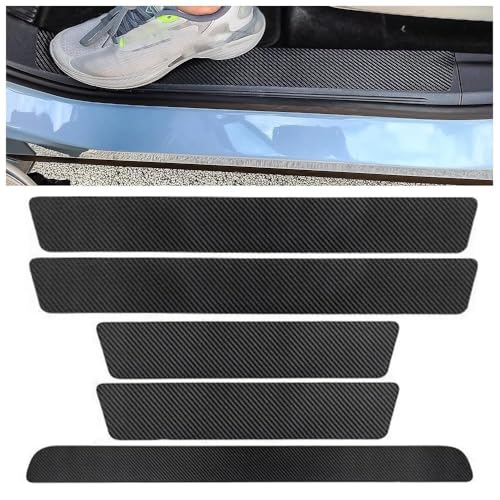 YUEDAM Pegatina para Umbral de Coche para Kia Rio Tonic Pride Ecuador Sephia Spectra Mentor, Coche Protector Umbral Puerta Anti Arañazos Desgaste Tira Umbral Coche Styling Accesorios