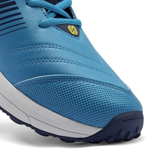 Image of SOLM8 S2 Cricket Shoes Men Boys Junior Players - Advanced Grip Rubber Spikes for Turf /Grass, Ultralight Cushioning in Bright Colors (2025 Edition)
