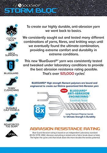 Storm Blok - Heren Extra Lange knie Hoge Dikke Katoen Rijke Argyle Gedessineerd Wellington Boot Sokken - Afbeelding 6