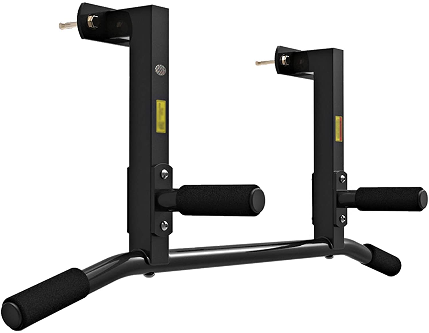 QUSYZD Strength Training Pull Up Bar 100 cm Pullup Bar Doorway,Steel Dip Bars,Pull Up Bar Wall Mounted,Multi Grip Chin Up Bar,Multifunction Pull Up Station,Strength Training Equipme,Black