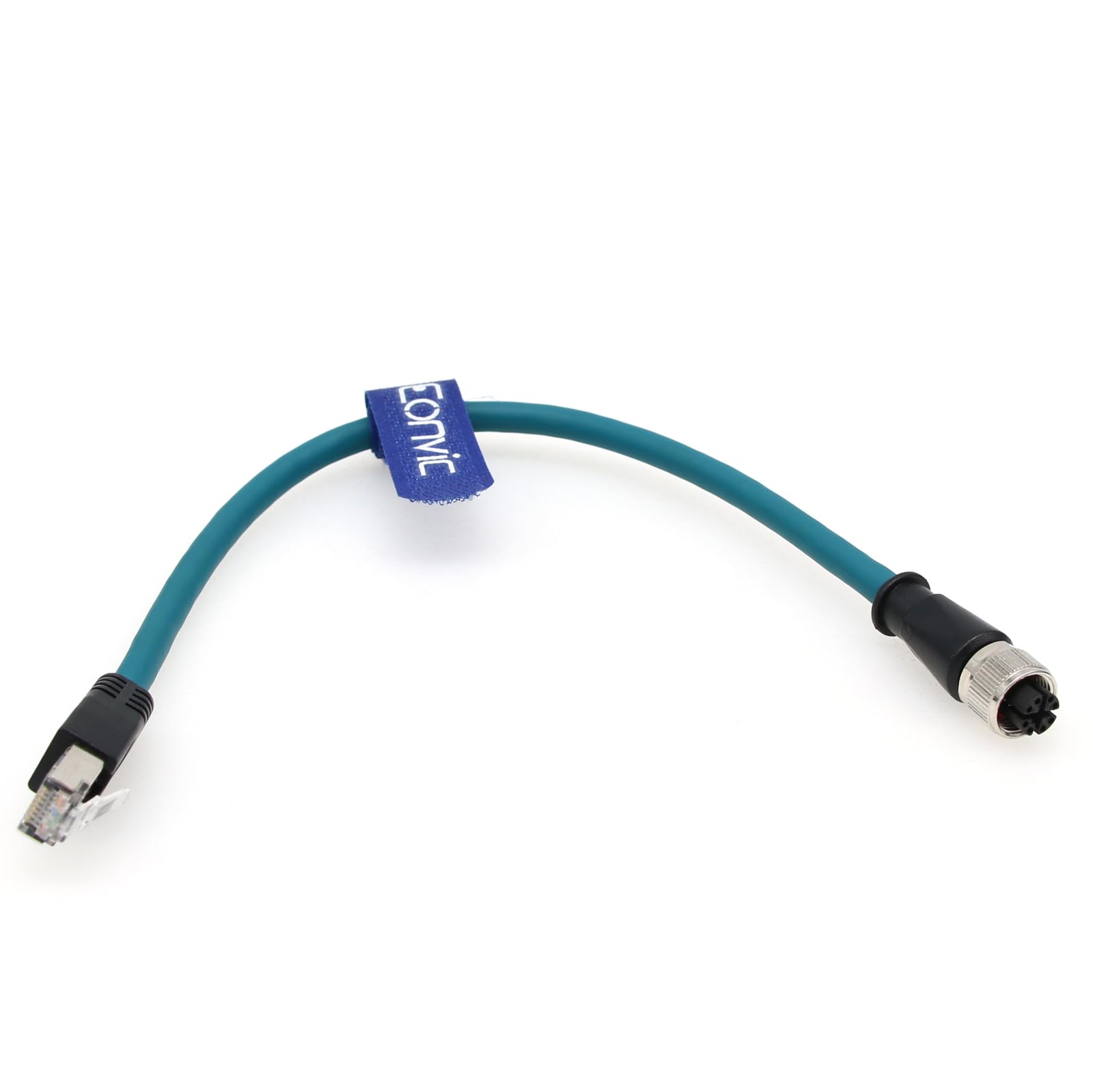 Amazon.co.jp: Eonvic M12 X コード 8 ピン メス - RJ45 Cat-7e ハイ