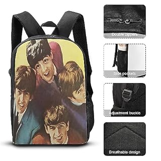 TANACC The Beatles Cartable Garçons Filles,Rock Band Sacs À Dos Enfants Sac A Dos Scolaire Grande Capacité Sac De Voyage Avec Boucle De Réglage Pour Adolescents - Les Beatles, Paul McCartney, John Lennon, RIngo Starr, George Harrison TANACC The Beatles Cartable Garçons Filles,Rock Band Sacs À Dos Enfants Sac A Dos Scolaire Grande Capacité Sac De Voyage Avec Boucle De Réglage Pour Adolescents – Image 4