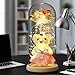 sanvpwsan Christmas Birthday Gifts for Women, Best Friend Galaxy Rose Flower Gifts for Women,Light Up Infinity Rose in Glass Dome Teddy Bear Presents for Mom Teacher,Valentines for Wife Girlfriend