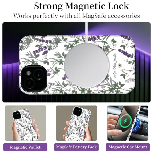 Coque iPhone 14 Plus lavande anti-rayure fine compatible aimant - 4