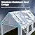 Quictent 10x20 ft Heavy Duty Carport Canopy, Waterproof Outdoor Shelter with Ultra-High Peak & Ventilation Windows, Portable Garage for Parking, Storage, Events & Wedding, Whtie