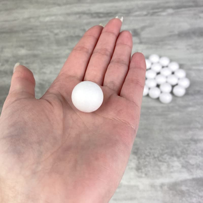 7 Palline Di Polistirolo Bianche Per Decorazioni - Diametro 10 Cm Per Crafting E Fai Da Te - Foto 2