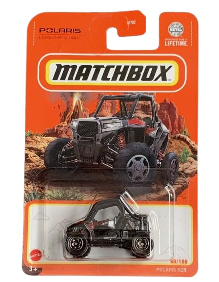 Amazon.com: Matchbox Polaris RZR Red/Black 1:64 Scale Diecast Car