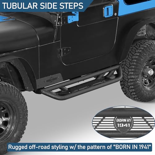 Estribos tubulares para Jeep Wrangler YJ 1987-1995 miniatura 3