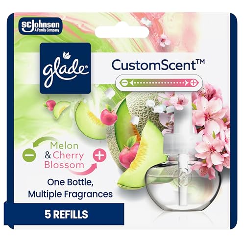 Glade PlugIns Refills with CustomScent Technology Melon & Cherry Blossom 5 Refills