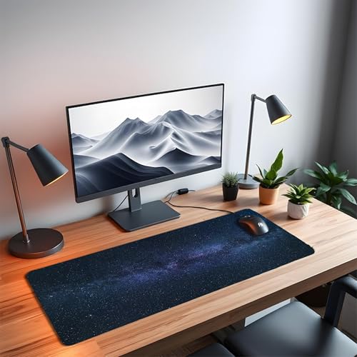 Image of Gaming Mouse Pad XL Extended Large | with Non-Slip Rubber Base, Waterproof & Durable Desk Mat for, Office & Students | Laptop & PC Pad | 60x30cm