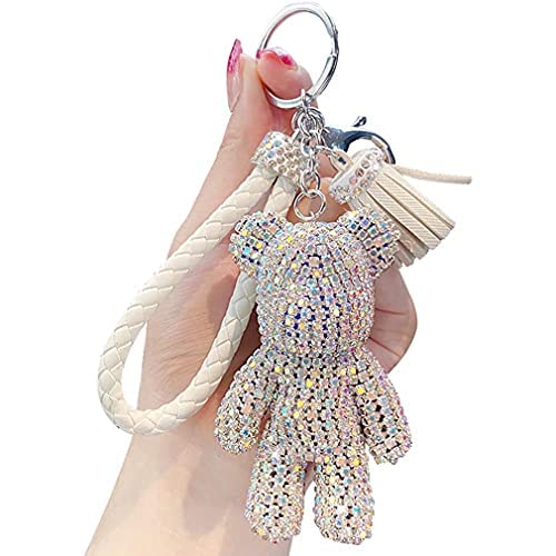 Amazon.co.jp: キーホルダー くま ラインストーン キラキラ バッグ
