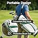 KELOB Golf Club Brush & Groove Cleaner - Multi - Function Golf Brush with Retractable Cord, Nylon & Wire Bristles, Spike for Grooves, Portable Golf Brush Tool with Bag Hook & Protective Cap