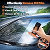 HRIOEKAX Glass Oil Film Remover for Car, 100ml Roll-On Glass Compound with Cleaning Board, Removes Oil Film & Smudges, Improve Windshield Clarity for Safe Driving #2