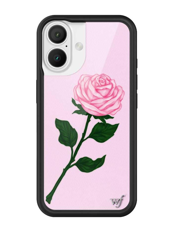 Image of Wildflower Cases - Compatible with iPhone 16 | Protective Bumper, 6.5ft Drop Test Certified, Women Owned Small Business | Pink Rose