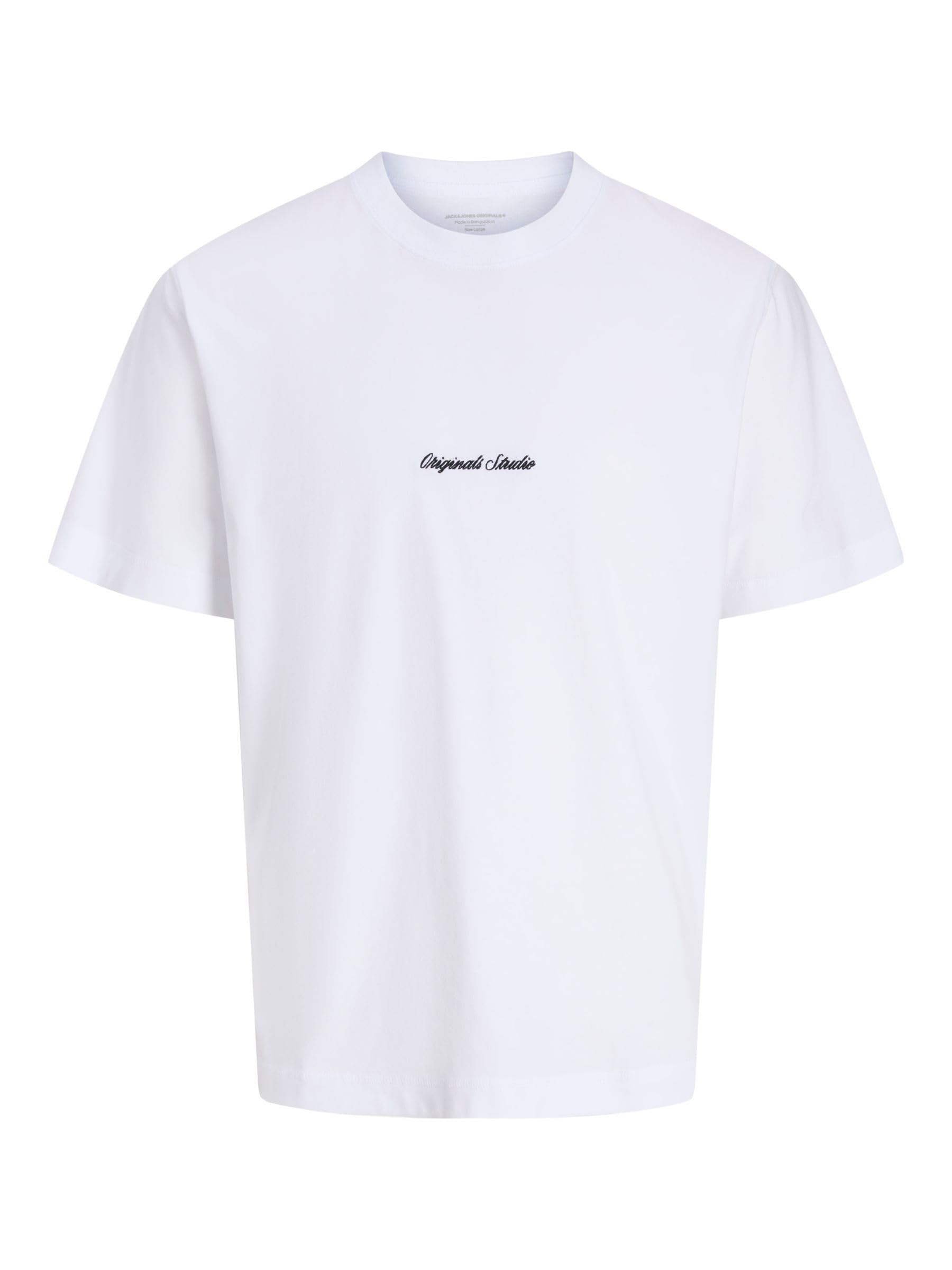 Jack And Jones Men's White Norrebro T-Shirt in Size XL, Sports Direct